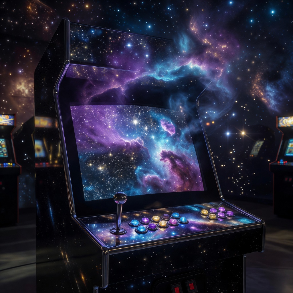 Astro Slot Cosmic Theme with Stars and Nebula